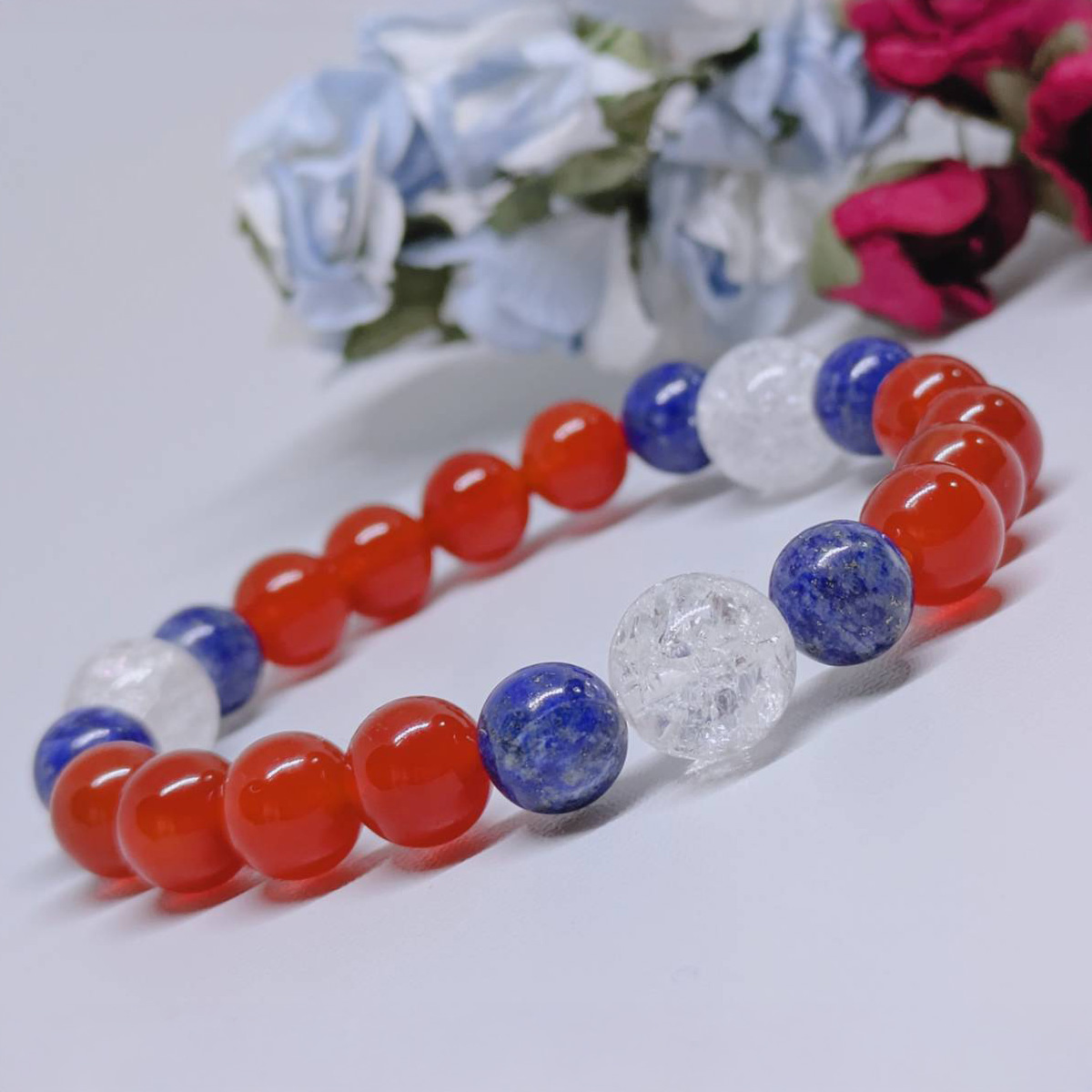 ミャクミャクイメージカラーブレス/クラシック水晶